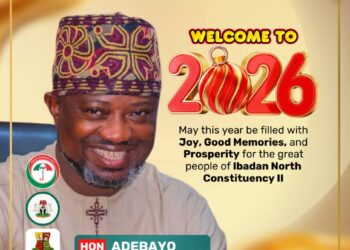 New Year: Hon. Babajide Gabriel Reassures Ibadan North Constituency II Of Greater Prosperity In 2026, Thanks God For 2025