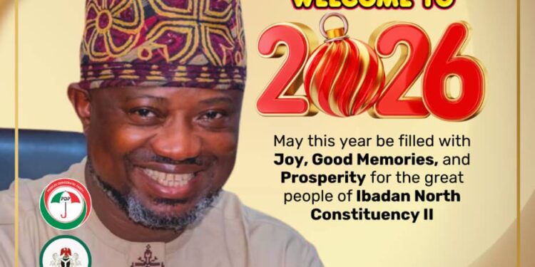 New Year: Hon. Babajide Gabriel Reassures Ibadan North Constituency II Of Greater Prosperity In 2026, Thanks God For 2025