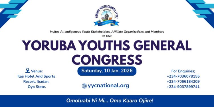 Yoruba Youth Council Fixes January 10, 2026 for General Congress, Sets to Unveil Digital Platforms; Extends Back-to-School Message