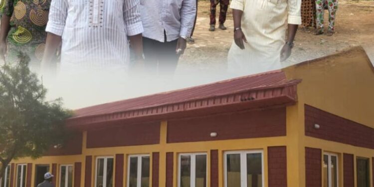 IBSWLG Chairman, Akande Inspects Ongoing Omitituntun Skill Centre in Akuro