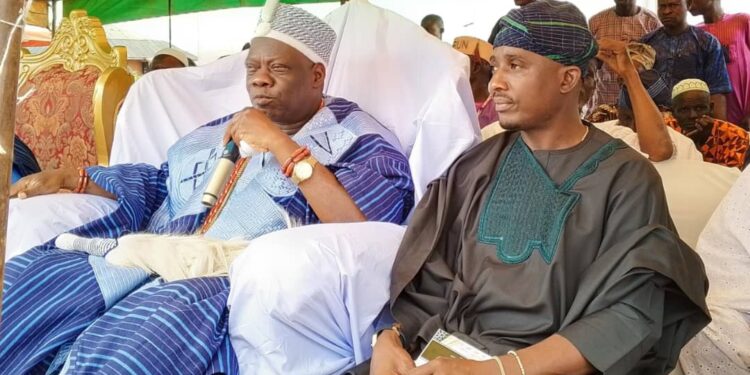 Hon. Olusola Adeleke Congratulates Olu of Igbo-Ora on Appointment as Deputy Chairman, Oyo State Council of Obas and Chiefs*