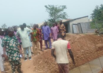 Hon. Sheriff Adeojo Inspects Community Road Project, Pledges Swift Support for Completion