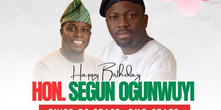 Akinyele/Lagelu House of Rep. Hopeful Engr. Toheeb Adegoke Celebrates Oyo State Chief of Staff, Hon. Segun Ogunwuyi, on His Birthday*