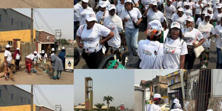 COMMUNITY OUTREACH: Federal Government Sponsored Rape Awareness/Unwanted Pregnancy Sensitization; Cleaning of Communities Takes Place in Ibadan(PHOTOS)