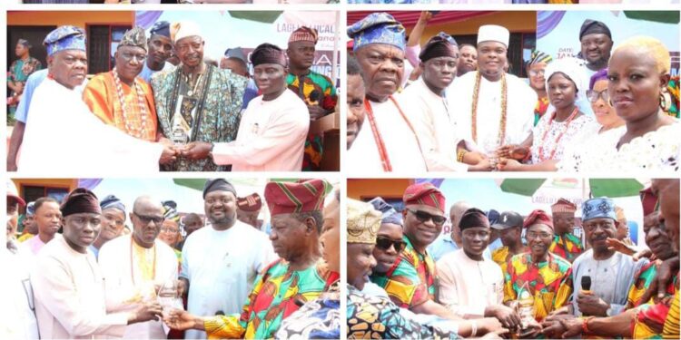 Lagelu Chairman, Kamorudeen Confers Lifetime Honors on Okeyode, Sanda, DA Lawal, Segelu, Sugar, Lafisoye, Adelakun, Lekan Balogun, Others for Exemplary Service