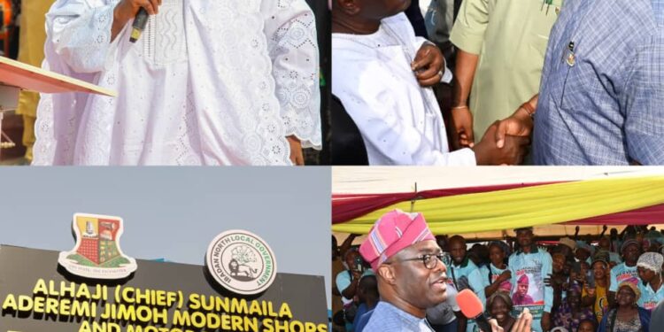 “I Never Saw It Coming”: Babaloja Of Bodija Market, Alhaji Chief S.A. Jimoh, Thanks Seyi Makinde For Naming Modern Shops, Motor Park After Him