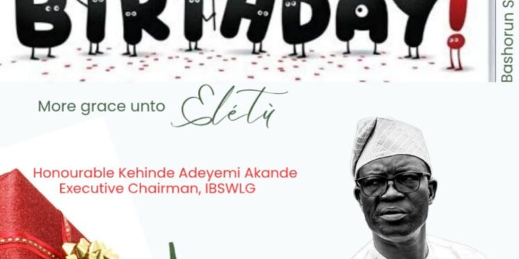 Naija24hrs Publisher, Olaoluwa Peter, Celebrates IBSWLG Council Chairman, Hon. Kehinde Akande, on His Birthday