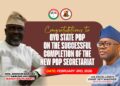 New Oyo State PDP Permanent Secretariat: IBSWLG 1 OYHA Aspirant, Hon. Baruwa Abiodun (Barushi), Lauds Governor Makinde’s Steadfast Commitment to Party Development