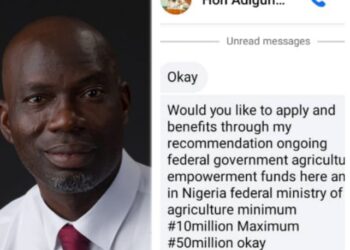 SCAM ALERT: Agboworin Disowns Fake Facebook Account Recommending Anyone For Empowerment Funds In Abuja
