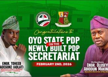 *A House for the Party, Not Personal Camps: Makinde’s PDP Draws the Line in Oyo – Engr. Toheeb Adegoke Reacts*