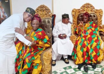 Olubadan Of Ibadanland, Oba Rashidi Adewolu Ladoja (Arusa I), Showers Oloye Adegoke With Birthday Blessings