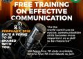 Olufunke Comforter Foundation Announces Free Training on Effective Communication