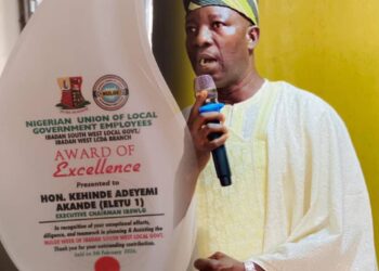 IBSWLG Chairman, Akande Bags Award of Excellence for Outstanding Service