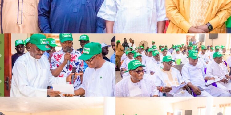 PHOTOS: Renewed Hope Ambassadors Inaugurate LG Coordinators in Oyo.  *Charge them to propagate Tinubu’s re-election, APC victory in 2027
