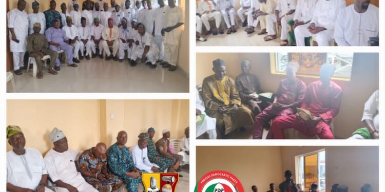 When Politics Meets the Heavens: Beyond Courtrooms and Congresses, Oyo PDP Chairmen Storm OmiTuntun House in Spiritual Battle for Party Survival
