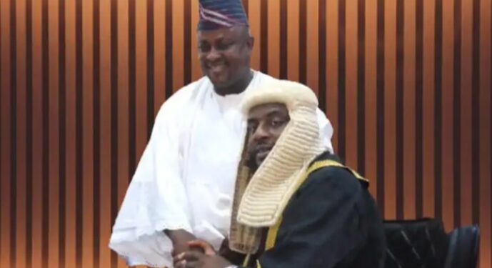 Hon.Olayinka Omikunle Celebrate Rt. Hon. Ogundoyin On Completion Of* *Tenure as Conference of Speakers Chairman