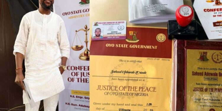 Amb. Saheed Adewale Oriade, JP: A Well-Deserved Recognition Based on Service and Integrity