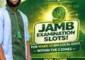 OFFICIAL ANNOUNCEMENT: 9 JAMB EXAMINATION SLOTS FOR WARD 10, IDO LOCAL GOVERNMENT