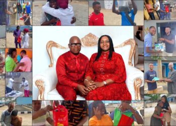 VALENTINE: Jubril Dotun Sanusi Preaches Love as Over 500 Ilaji Resort Staff Share Gifts in Grand Celebration