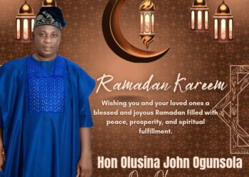 **Oluyole Constituency Hopeful 2027, Hon. Olushina Ogunsola Wishes Constituents a Blessed Lent and Ramadan**