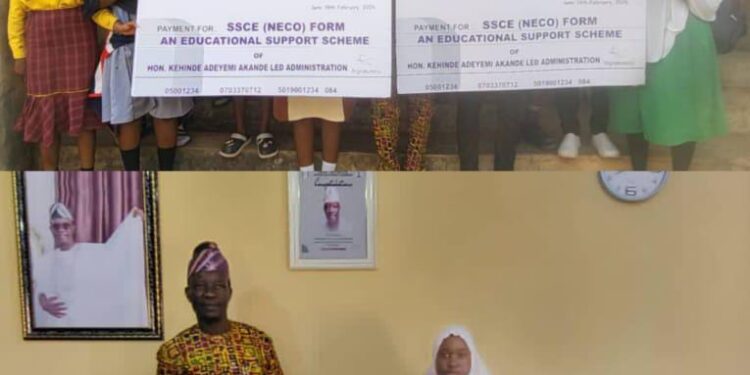Ibadan South West LG Chairman, Akande Empowers Students with Educational Support Scheme     …. sets to give five million to best students in NECO 2026 Examination 