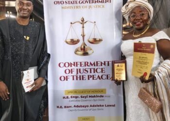 Dr. Akande Babatunde Kazeem, JP, mni, Celebrates the Confirmation of His Wife, Ambassador Muibat Akande, as Justice of the Peace