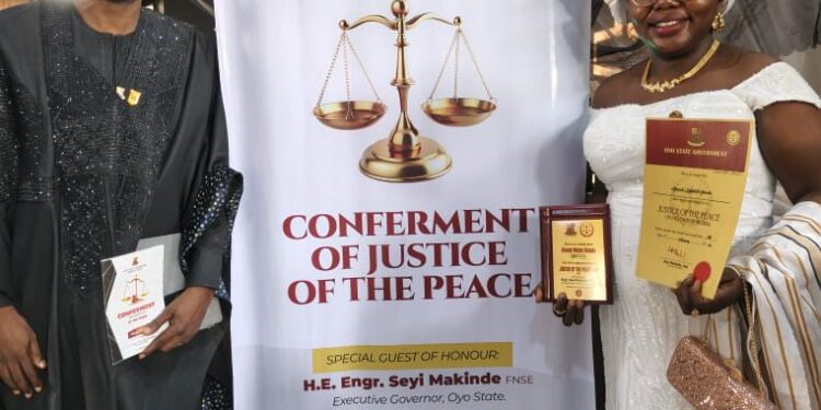 Dr. Akande Babatunde Kazeem, JP, mni, Celebrates the Confirmation of His Wife, Ambassador Muibat Akande, as Justice of the Peace