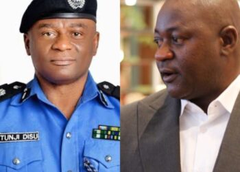 Evangelist Ajibola Ogunkeyede, CEO of UfitFly, extends congratulations to Olatunji Rilwan Disu on his new role as Inspector-General of the Nigeria Police Force