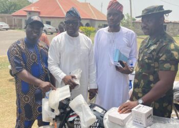 Six Motorcycles Donated to Security Agencies by Hon. Sheriff Adeojo