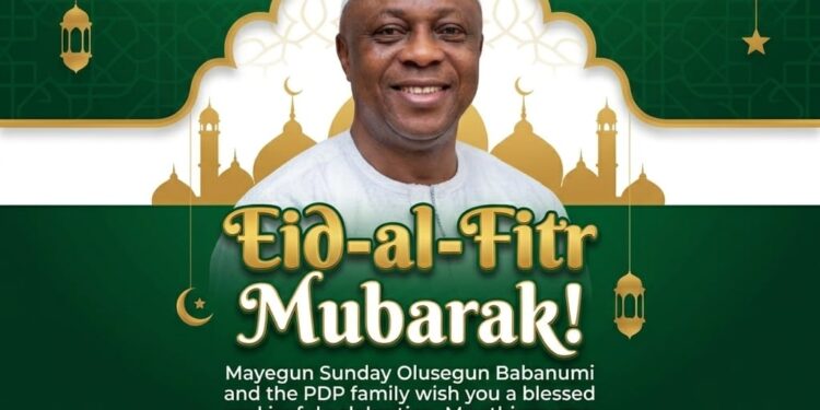 Eid-el-Fitr: “Let us build a constituency rooted in unity, compassion and progress” — Babanumi