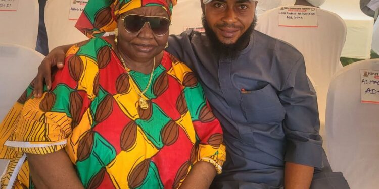 **IBSWLG Chief of Staff, Alhaji Hassan Bello, Commends Mama Mukeso on Her Birthday**