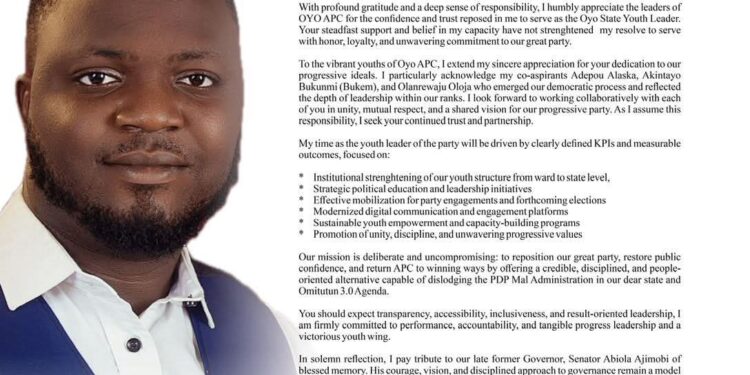 2027: Tinubu Has No Opposition in Oyo, Says City Boy Movement Spokesman, Gbenga Oyetola