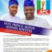 **Oyo Rep, Hon Akeem Adeniyi Adeyemi Commends APC’s Oyo State Congress Success, Congratulates Hon. Dr. Lamidi Taofeek Oyesola**