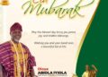 Oloye Abiola Iyiola Felicitates Muslims on Eid al-Fitr, Urges Unity and Continued Devotion