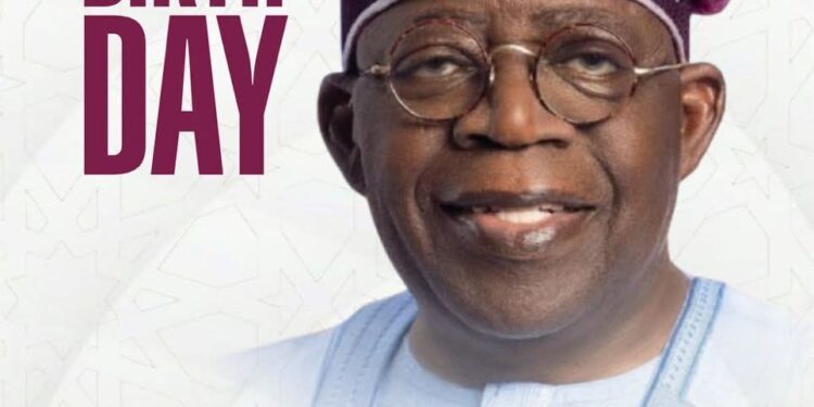**Oyo Rep Skimeh Congratulates Esteemed Leader Asiwaju Bola Ahmed Tinubu, GCFR on His 74th Birthday**