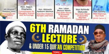 Oyo State To Agog As Distinguishes To Grace Kingsway 6th Ramadan Lecture and Qur’an Competition