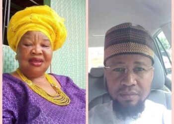 *Birthday: Hon Kehinde Giwa Felicitates With Mrs Kikelomo Shogbesan( Iya Mukeso) on her Birthday* .