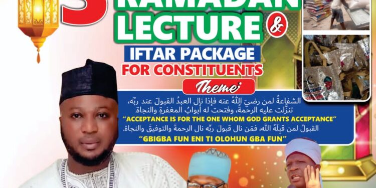 OYO LAWMAKER, WALE CANADA, TO HOST RAMADAN LECTURE ON MARCH 8 IN SEPETERI
