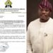 NECO Commends Gov. Makinde’s Aide, Hon. Akinsete Olakunle, For Sponsoring 250 Indigent Candidates In Ibadan South-West