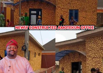 *Lagelu Residents Applaud Hon. AKT as Completed Amotekun Office Awaits Commissioning*