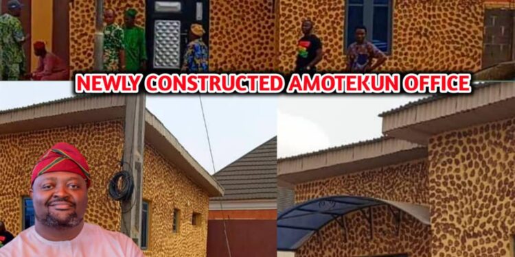 *Lagelu Residents Applaud Hon. AKT as Completed Amotekun Office Awaits Commissioning*
