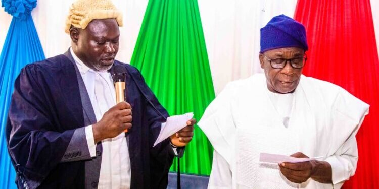 New Oyo APC Chairman, Adeyemo, Sworn-in, Urges Support For Tinubu