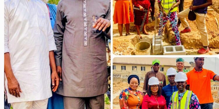 Akeem Olatunji lays foundation for the construction of ultra modern veterinary facility in Oluyole LG