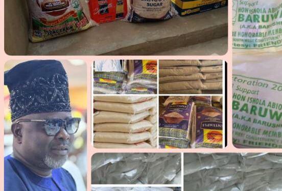 **Assembly Hopeful Barushi Gives Generous Cash and Gifts to PDP Leaders and Members in Ibadan South West Constituency 1 as Ramadan Gifts**