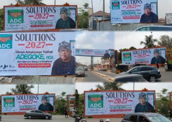 2027: Oloye Taofeek Adegoke Lights Up Oyo State with ADC “Solutions 2027” Branding