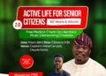 Active Life for Senior Citizens: Hon. Akinsete, OrayFit Organise Free Health, Fitness Programme in Ibadan