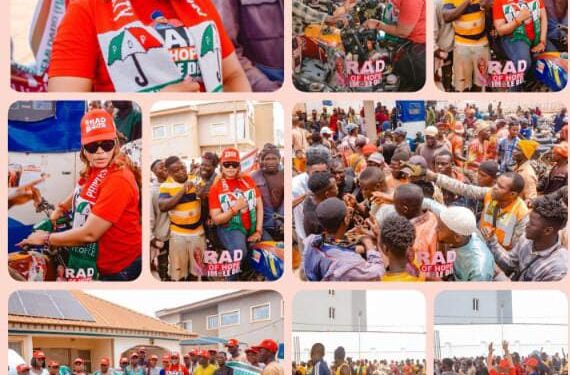 PHOTOS: RAD Distributes Free Fuel to Okada Riders, Easing Economic Burden  .. I Would Have Spent About ₦6,500 To Buy Five Liters Today — Okada Rider