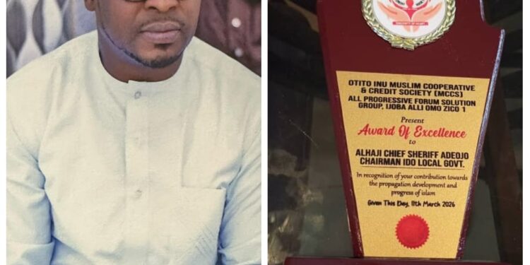 Ido Council Chairman Adeojo Receives OTITO INU Muslim Cooperative Credit Society Award of Excellence