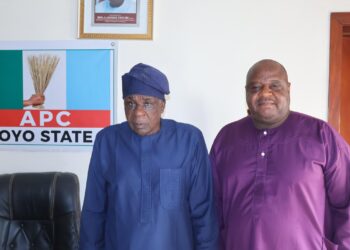 Ex OYHA Lawmaker, Seyi Adisa Congratulates New Afijio LG APC Chairman, Hon Oyewo Emmanuel