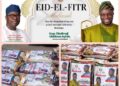 Ido Chairmanship Aspirant, Engr. Oladimeji Olatilewa Ayinla, Congratulates Muslims on Eid al-Fitr, Distributes Food Packs and Cash Gifts